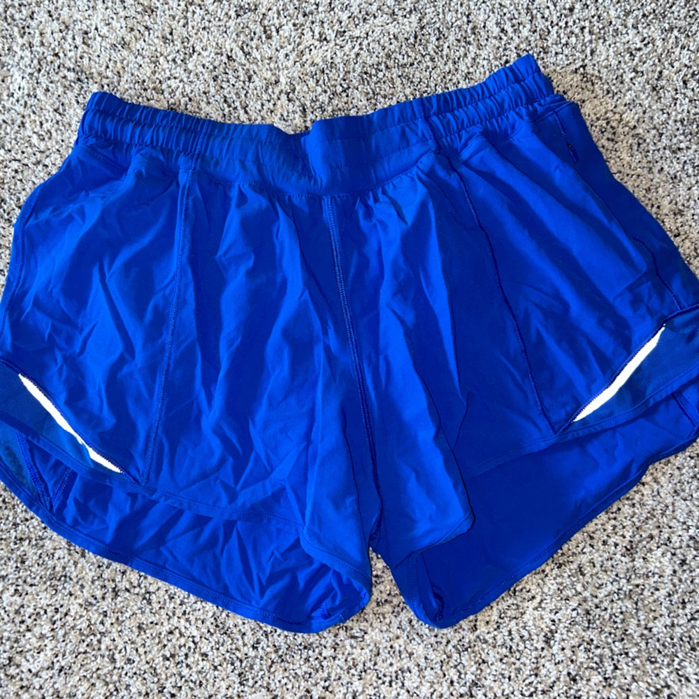 Lululemon royal blue Hotty Hot shorts